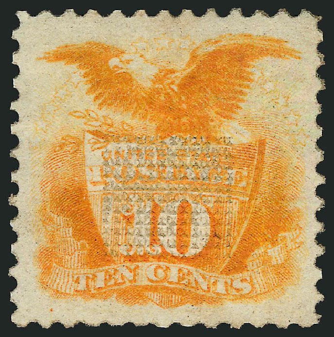 Prices of US Stamps Scott 116: 1869 10c Pictorial Shield Eagle. Robert Siegel Auction Galleries, Mar 2012, Sale 1019, Lot 443