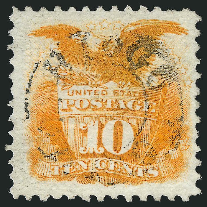 Prices of US Stamp Scott Catalog # 116 - 1869 10c Pictorial Shield Eagle. Robert Siegel Auction Galleries, Dec 2012, Sale 1037, Lot 1666