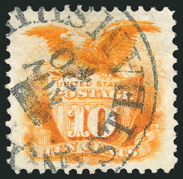 Price of US Stamp Scott Cat. # 116 - 10c 1869 Pictorial Shield Eagle. Robert Siegel Auction Galleries, Sep 2009, Sale 976, Lot 1446