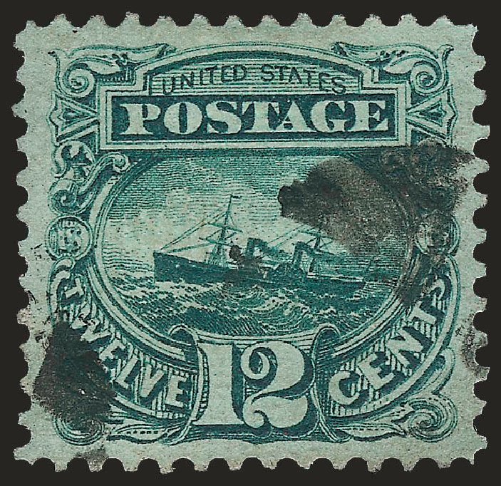 Prices of US Stamps Scott Catalogue # 117: 12c 1869 Pictorial S.S. Adriatic. Robert Siegel Auction Galleries, Dec 2008, Sale 967, Lot 4237
