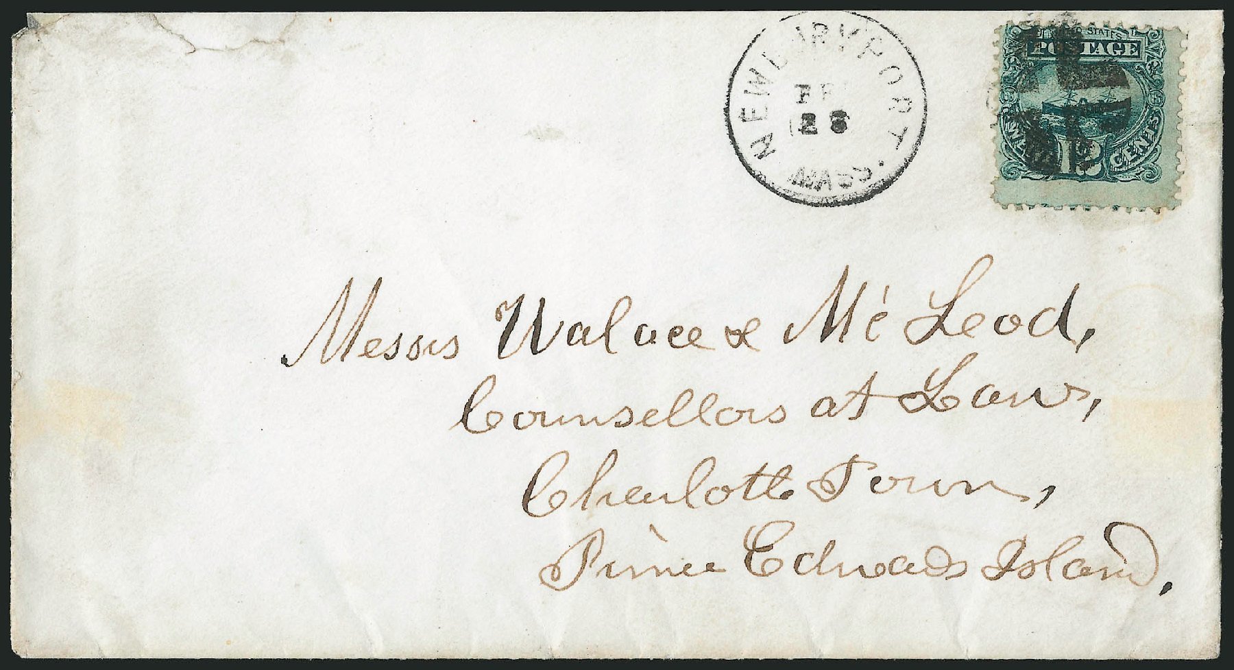 Prices of US Stamps Scott 117: 1869 12c Pictorial S.S. Adriatic. Robert Siegel Auction Galleries, Nov 2014, Sale 1084, Lot 3331