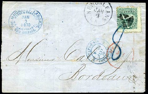 Price of US Stamps Scott Catalog 117: 12c 1869 Pictorial S.S. Adriatic. Harmer-Schau Auction Galleries, Aug 2011, Sale 90, Lot 1272