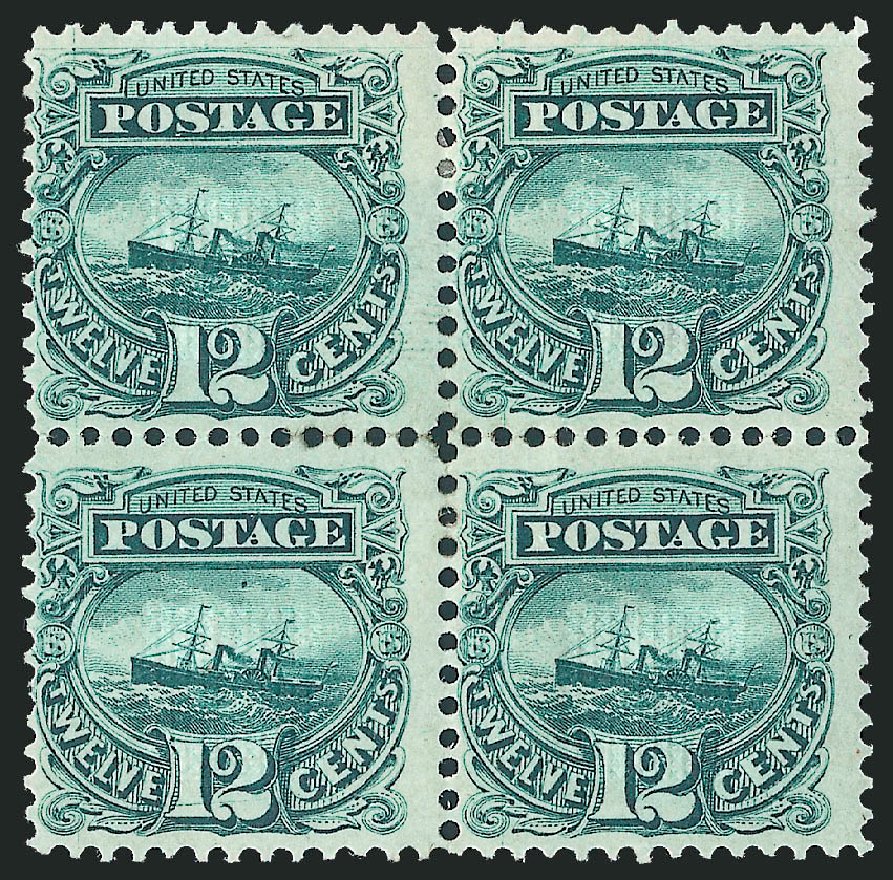 Values of US Stamp Scott Catalog 117: 12c 1869 Pictorial S.S. Adriatic. Robert Siegel Auction Galleries, Mar 2012, Sale 1021, Lot 312