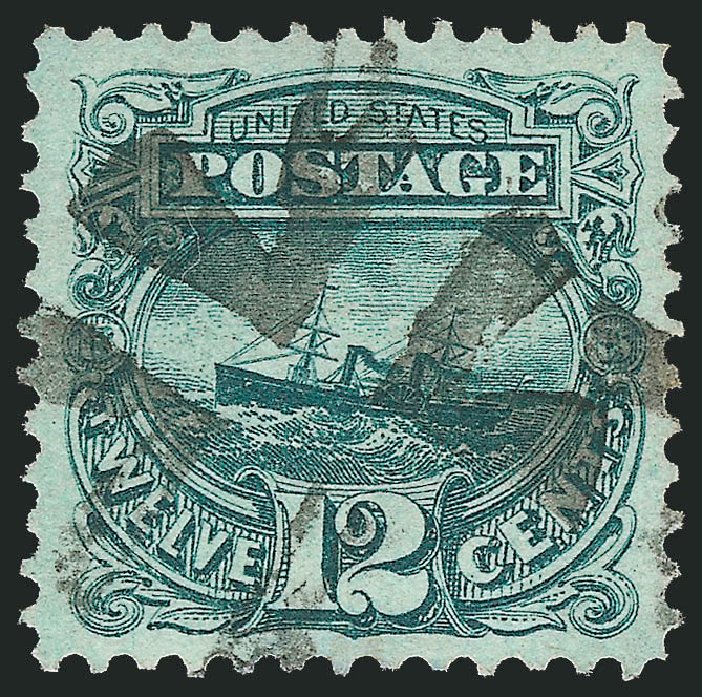 Price of US Stamp Scott Catalog # 117: 12c 1869 Pictorial S.S. Adriatic. Robert Siegel Auction Galleries, Feb 2015, Sale 1092, Lot 1092
