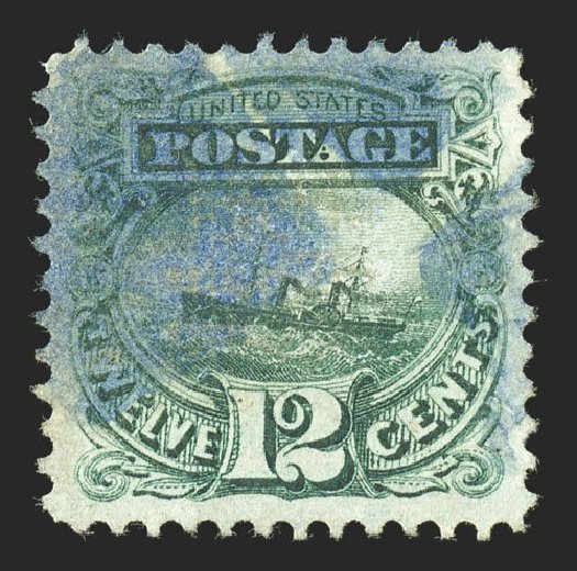 US Stamp Price Scott Catalogue #117: 12c 1869 Pictorial S.S. Adriatic. Spink Shreves Galleries, Nov 2012, Sale 141, Lot 72