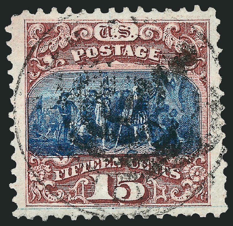 Cost of US Stamp Scott Cat. #118 - 1869 15c Pictorial Columbus. Robert Siegel Auction Galleries, Mar 2012, Sale 1019, Lot 457