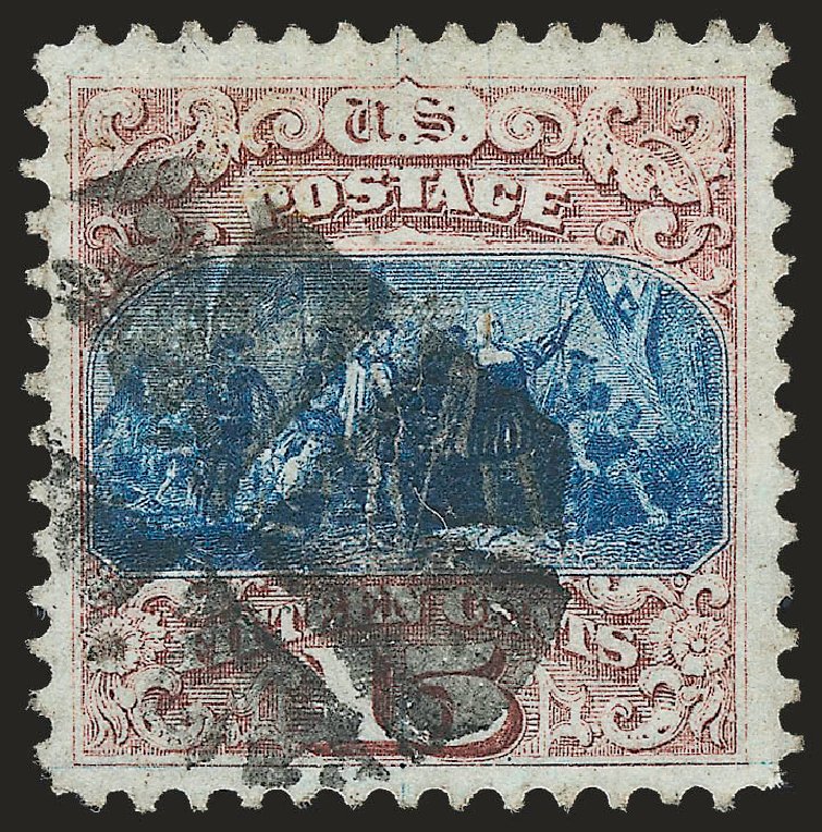 Cost of US Stamps Scott Cat. # 118: 1869 15c Pictorial Columbus. Robert Siegel Auction Galleries, Sep 2009, Sale 976, Lot 1457