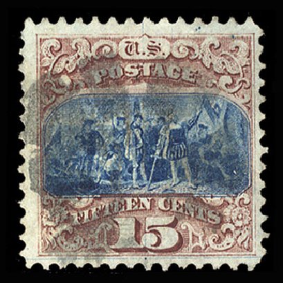 Costs of US Stamps Scott 118 - 15c 1869 Pictorial Columbus. Cherrystone Auctions, May 2013, Sale 201305, Lot 78