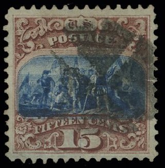 Value of US Stamps Scott Catalogue 118 - 1869 15c Pictorial Columbus. H.R. Harmer, May 2014, Sale 3005, Lot 1118