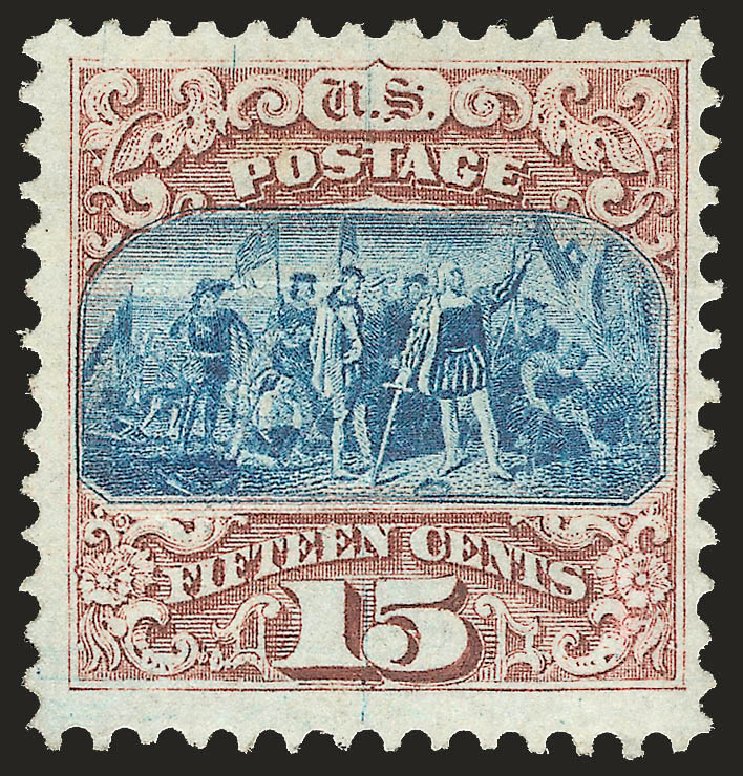 Price of US Stamp Scott Catalogue # 118: 15c 1869 Pictorial Columbus. Robert Siegel Auction Galleries, Apr 2009, Sale 972, Lot 3118