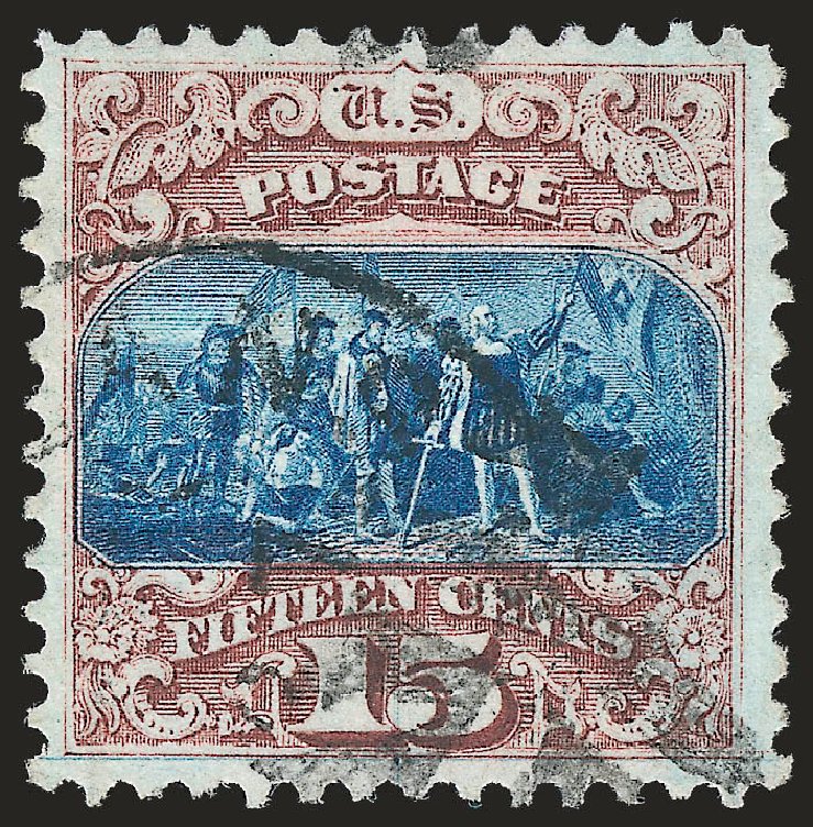 Value of US Stamps Scott 118: 15c 1869 Pictorial Columbus. Robert Siegel Auction Galleries, Apr 2010, Sale 984, Lot 408