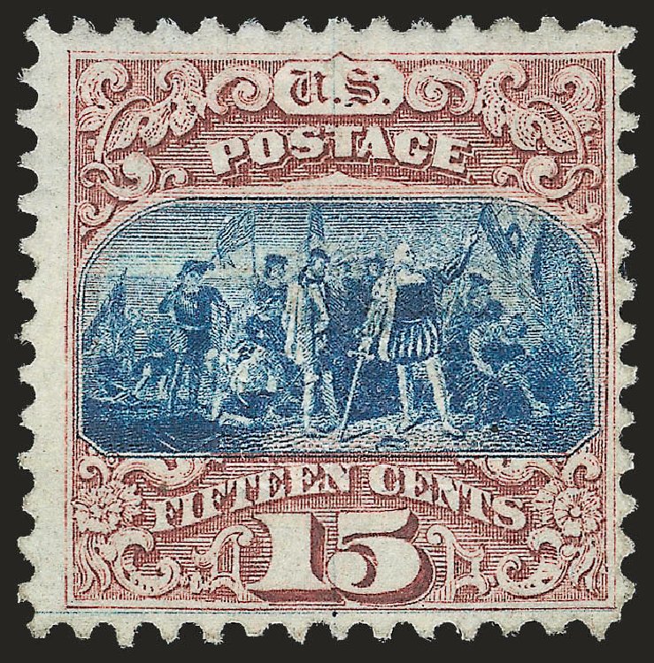 Cost of US Stamp Scott Catalogue 118: 1869 15c Pictorial Columbus. Robert Siegel Auction Galleries, Jun 2010, Sale 989, Lot 128