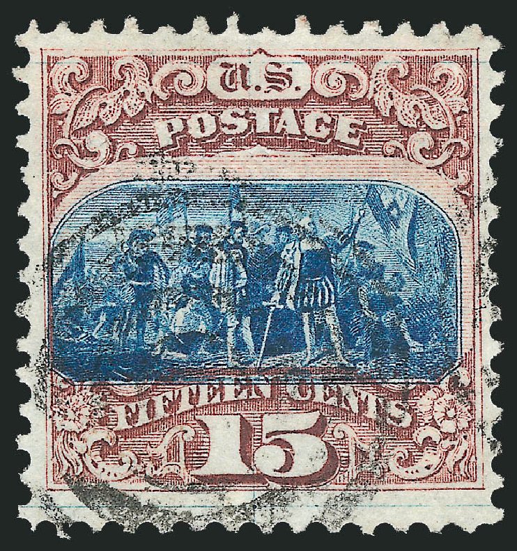 Costs of US Stamps Scott #118 - 1869 15c Pictorial Columbus. Robert Siegel Auction Galleries, Oct 2010, Sale 997, Lot 5468