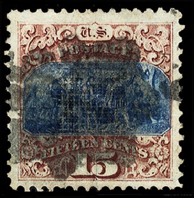 Prices of US Stamp Scott Cat. #118: 1869 15c Pictorial Columbus. Cherrystone Auctions, Mar 2014, Sale 201403, Lot 29