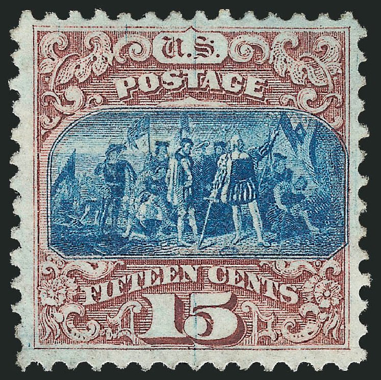 Values of US Stamps Scott Catalogue #118 - 1869 15c Pictorial Columbus. Robert Siegel Auction Galleries, Mar 2011, Sale 1007, Lot 2289