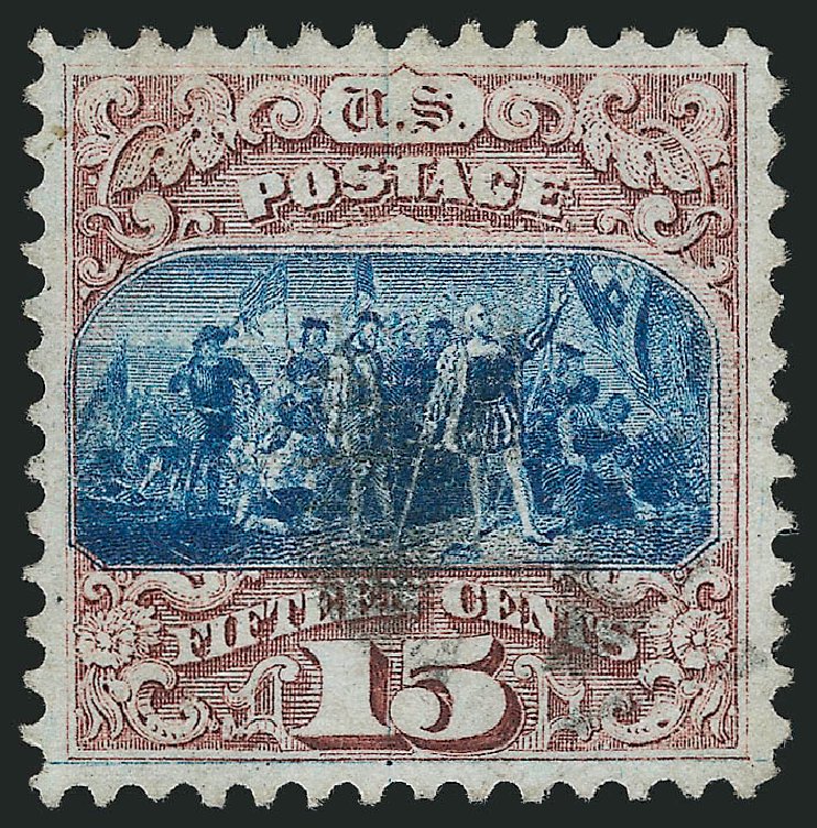 US Stamps Price Scott Cat. 118 - 15c 1869 Pictorial Columbus. Robert Siegel Auction Galleries, Mar 2012, Sale 1019, Lot 459
