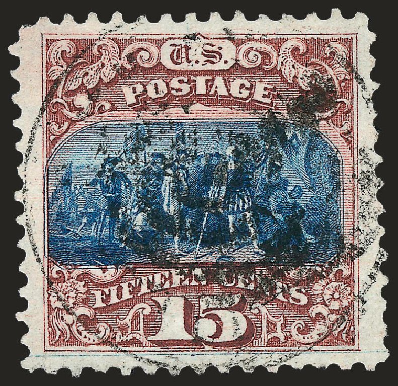 Price of US Stamp Scott Catalog #118 - 15c 1869 Pictorial Columbus. Robert Siegel Auction Galleries, Sep 2008, Sale 962, Lot 2389