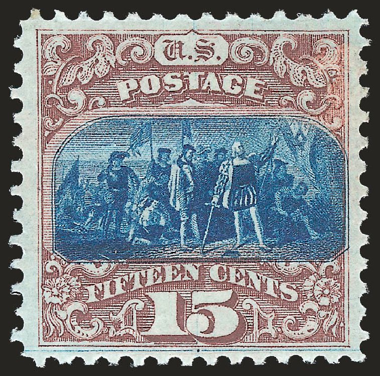 US Stamp Price Scott Catalog 118 - 15c 1869 Pictorial Columbus. Robert Siegel Auction Galleries, Apr 2009, Sale 972, Lot 3119