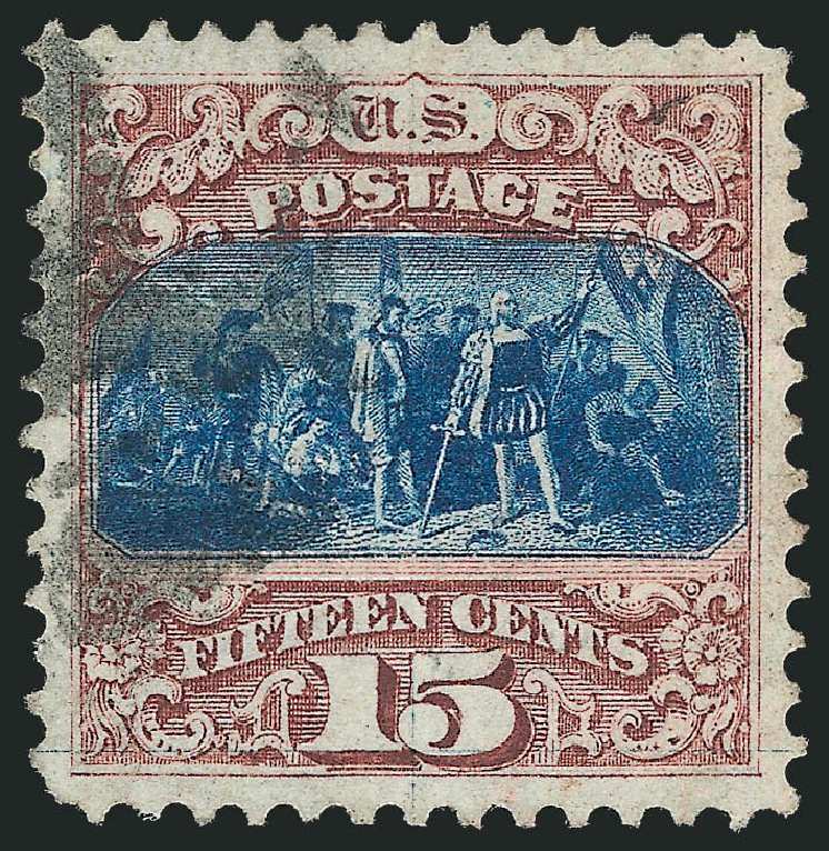US Stamps Prices Scott Cat. # 118: 15c 1869 Pictorial Columbus. Robert Siegel Auction Galleries, Oct 2011, Sale 1013, Lot 210