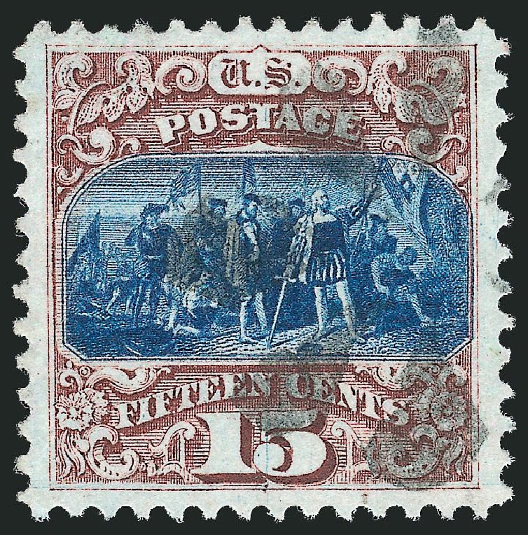 Prices of US Stamps Scott Catalogue 118 - 1869 15c Pictorial Columbus. Robert Siegel Auction Galleries, Nov 2013, Sale 1061, Lot 3540