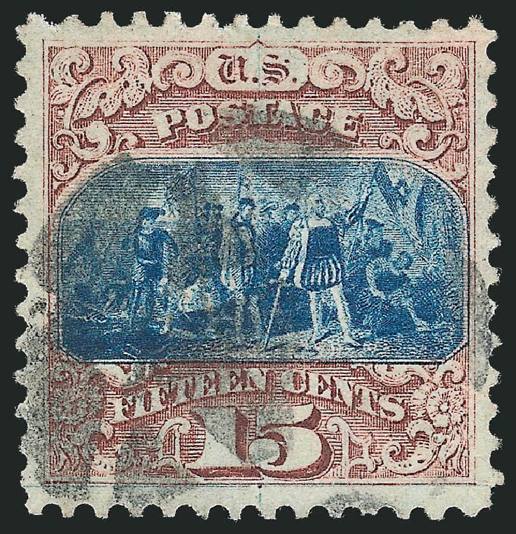 Values of US Stamps Scott Catalogue 118 - 1869 15c Pictorial Columbus. Robert Siegel Auction Galleries, Jun 2011, Sale 1011, Lot 511