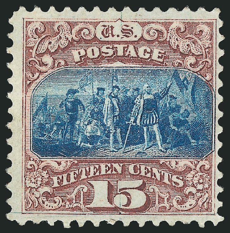 Price of US Stamps Scott Cat. # 118 - 1869 15c Pictorial Columbus. Robert Siegel Auction Galleries, Sep 2014, Sale 1078, Lot 231