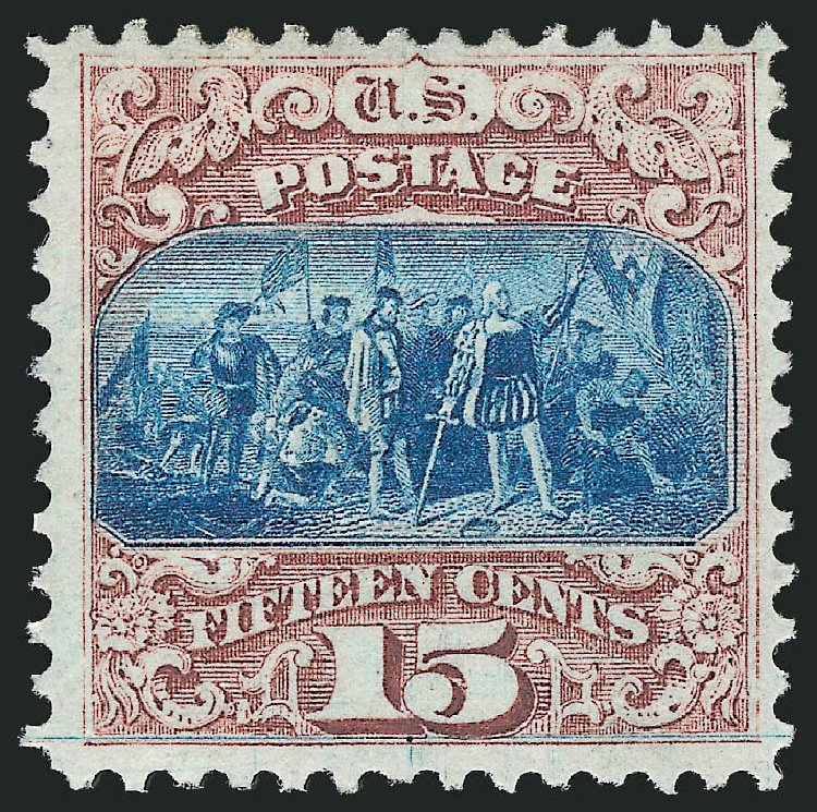 Cost of US Stamp Scott 118: 1869 15c Pictorial Columbus. Robert Siegel Auction Galleries, Jun 2009, Sale 973, Lot 101