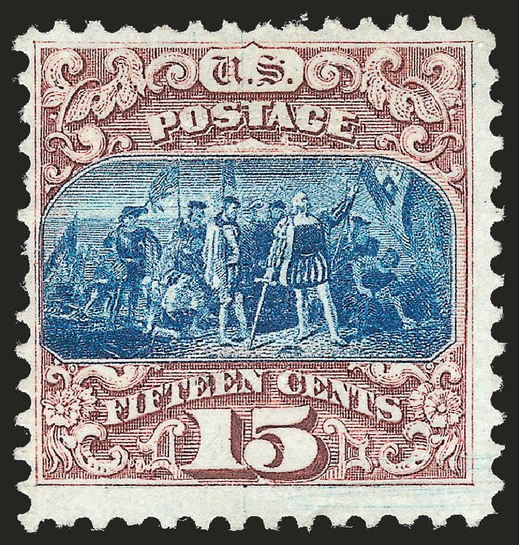 Price of US Stamps Scott Cat. # 118: 1869 15c Pictorial Columbus. Robert Siegel Auction Galleries, Dec 2009, Sale 982, Lot 5341