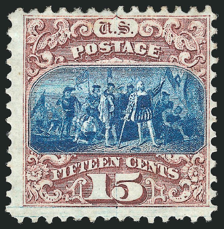 US Stamps Price Scott Catalog 118: 1869 15c Pictorial Columbus. Robert Siegel Auction Galleries, Mar 2012, Sale 1021, Lot 314