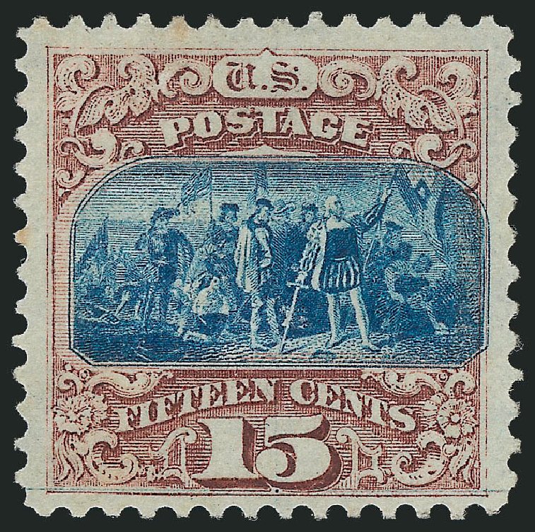 US Stamps Prices Scott #118 - 15c 1869 Pictorial Columbus. Robert Siegel Auction Galleries, Jun 2012, Sale 1026, Lot 1264
