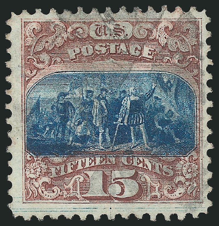 Costs of US Stamps Scott Cat. # 118: 15c 1869 Pictorial Columbus. Robert Siegel Auction Galleries, Feb 2015, Sale 1092, Lot 1094