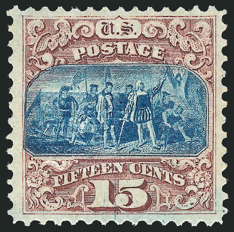 Cost of US Stamps Scott Catalogue 118 - 1869 15c Pictorial Columbus. Robert Siegel Auction Galleries, Mar 2011, Sale 1004, Lot 155