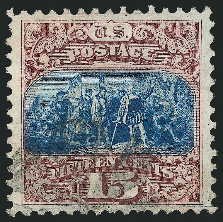 US Stamp Price Scott 118: 15c 1869 Pictorial Columbus. Robert Siegel Auction Galleries, Oct 2011, Sale 1014, Lot 1305