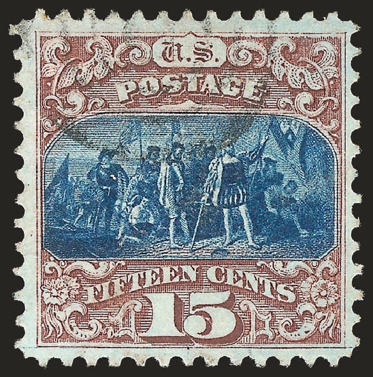 US Stamps Price Scott Catalogue 118 - 1869 15c Pictorial Columbus. Robert Siegel Auction Galleries, Oct 2008, Sale 963, Lot 675