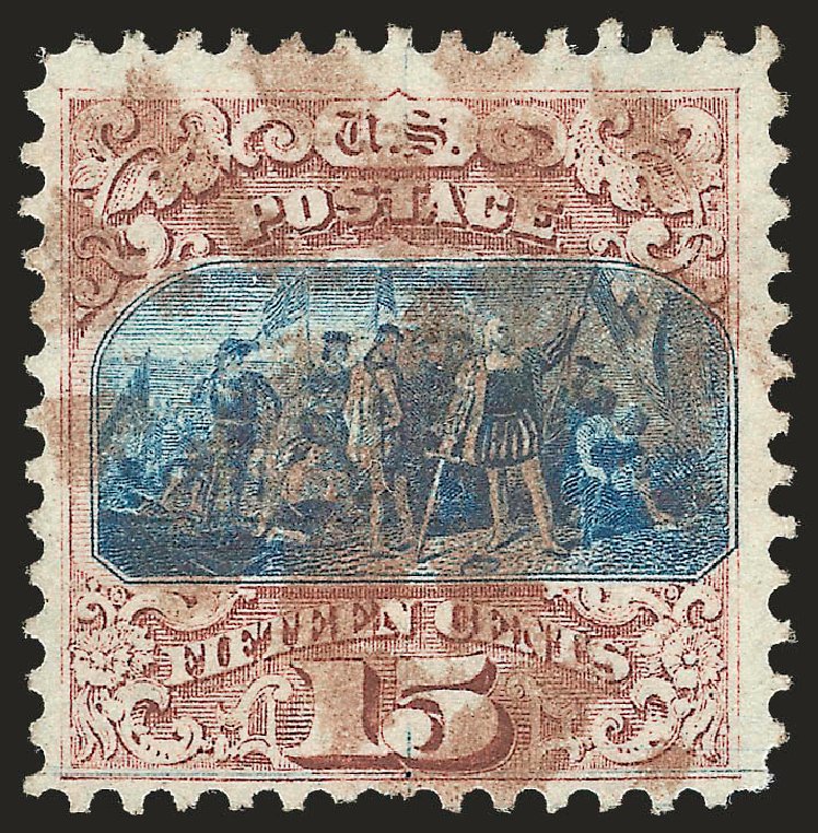 Price of US Stamp Scott #118 - 1869 15c Pictorial Columbus. Robert Siegel Auction Galleries, Sep 2009, Sale 976, Lot 1455