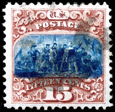 US Stamp Prices Scott Catalogue #118: 15c 1869 Pictorial Columbus. Matthew Bennett International, Jun 2008, Sale 328, Lot 622