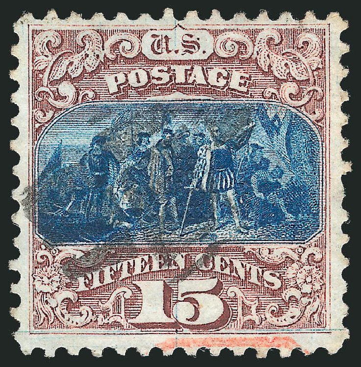 Prices of US Stamp Scott Catalogue #118 - 15c 1869 Pictorial Columbus. Robert Siegel Auction Galleries, Jun 2012, Sale 1026, Lot 1262