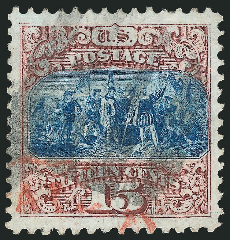 Prices of US Stamps Scott 118 - 15c 1869 Pictorial Columbus. Robert Siegel Auction Galleries, Oct 2012, Sale 1032, Lot 3192