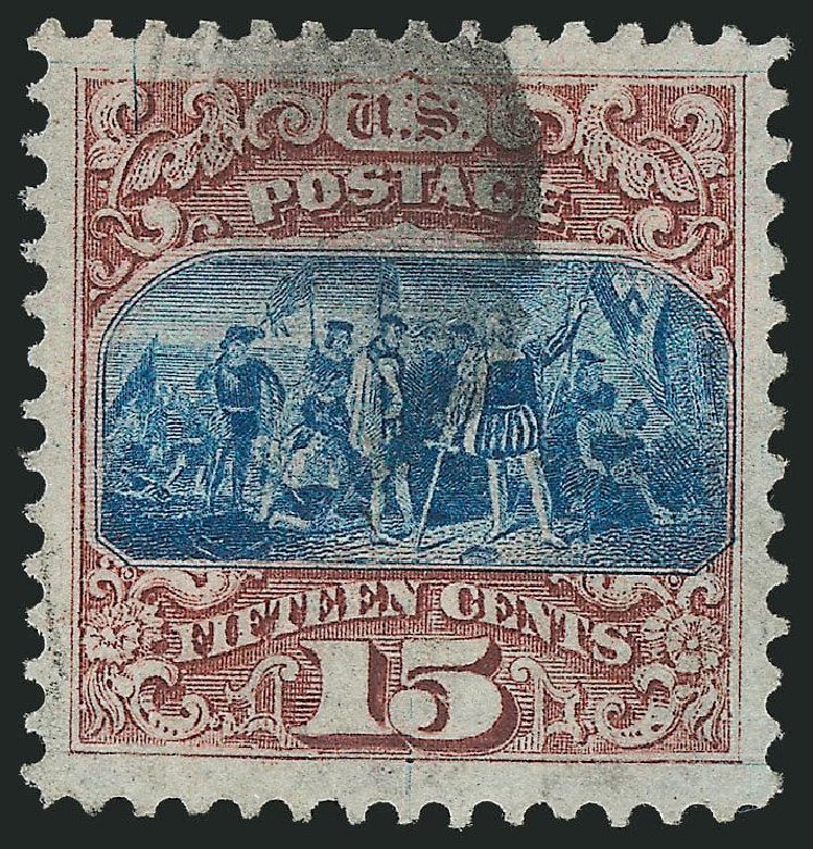 Prices of US Stamp Scott Catalogue 118: 1869 15c Pictorial Columbus. Robert Siegel Auction Galleries, Jul 2013, Sale 1050, Lot 242
