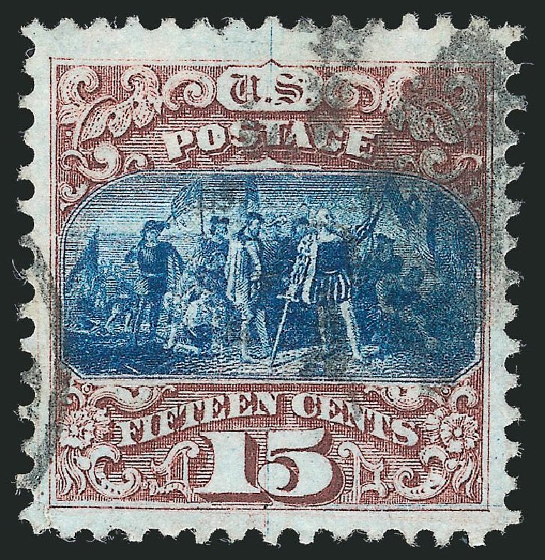 Price of US Stamps Scott Cat. # 118 - 1869 15c Pictorial Columbus. Robert Siegel Auction Galleries, Nov 2014, Sale 1084, Lot 3332