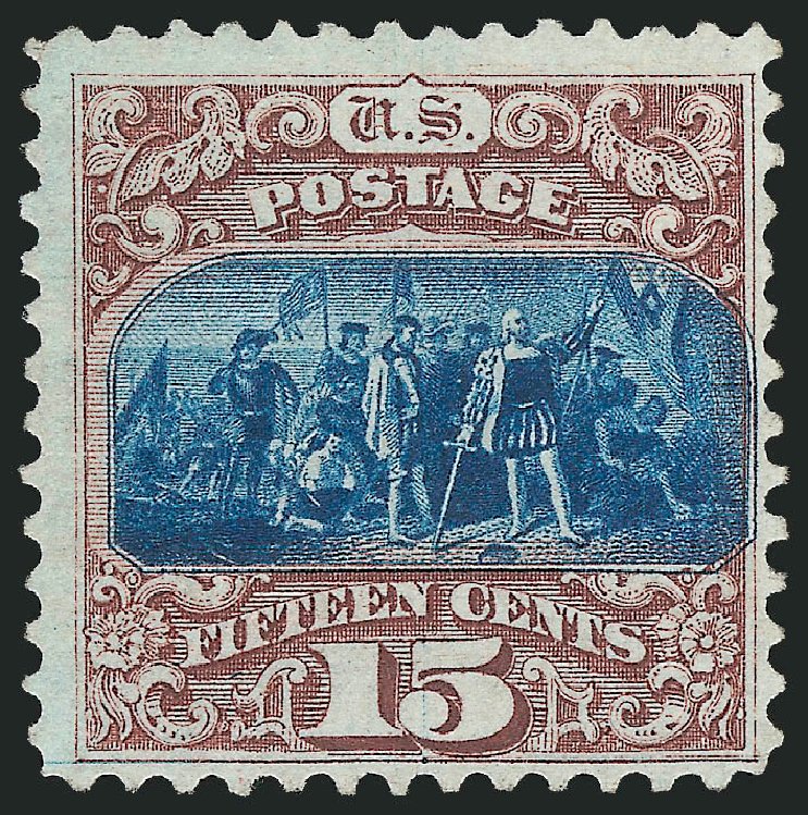 Prices of US Stamp Scott Catalogue # 118 - 1869 15c Pictorial Columbus. Robert Siegel Auction Galleries, Dec 2009, Sale 982, Lot 5342
