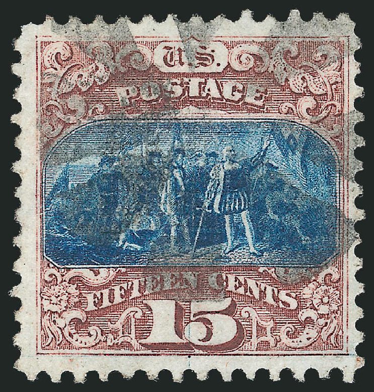 Values of US Stamp Scott # 118: 15c 1869 Pictorial Columbus. Robert Siegel Auction Galleries, Oct 2011, Sale 1014, Lot 1303