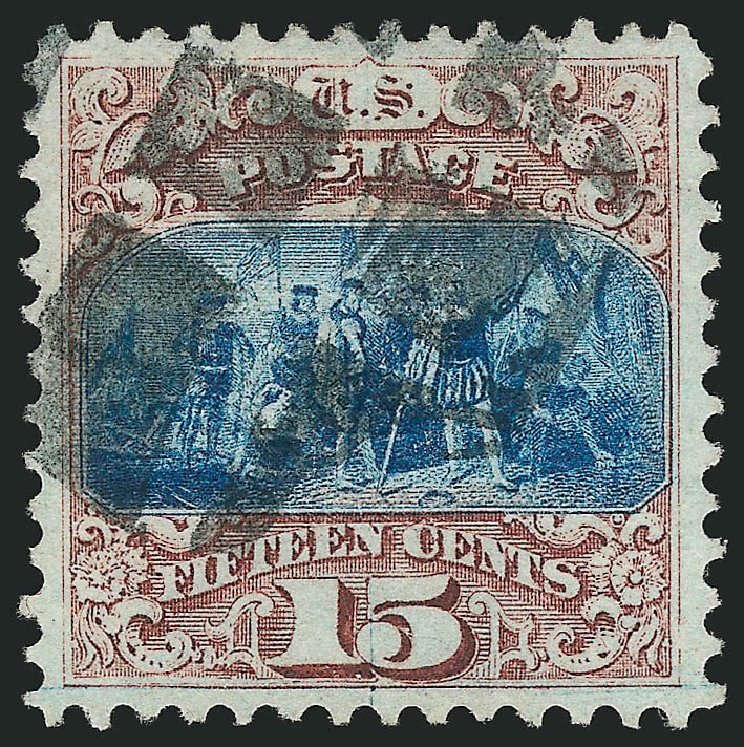 Value of US Stamps Scott Catalogue 118 - 15c 1869 Pictorial Columbus. Robert Siegel Auction Galleries, Mar 2014, Sale 1067, Lot 1113