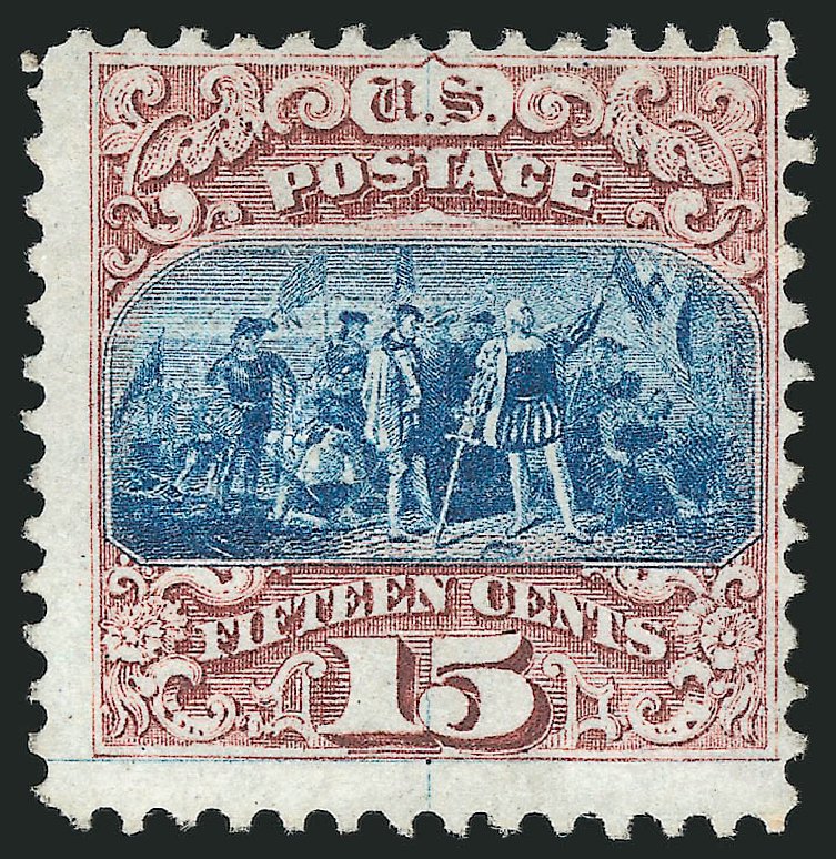 US Stamp Values Scott Cat. # 118 - 1869 15c Pictorial Columbus. Robert Siegel Auction Galleries, Sep 2009, Sale 976, Lot 1453