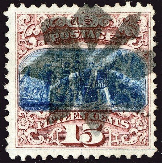 US Stamps Price Scott Catalogue 118 - 15c 1869 Pictorial Columbus. Spink Shreves Galleries, Jan 2014, Sale 146, Lot 253