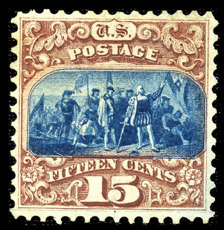 Price of US Stamp Scott Cat. #118 - 15c 1869 Pictorial Columbus. Matthew Bennett International, Feb 2012, Sale 340, Lot 226