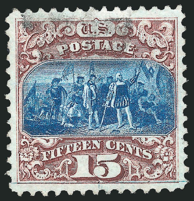 Prices of US Stamps Scott Catalog #118: 1869 15c Pictorial Columbus. Robert Siegel Auction Galleries, Mar 2011, Sale 1004, Lot 156