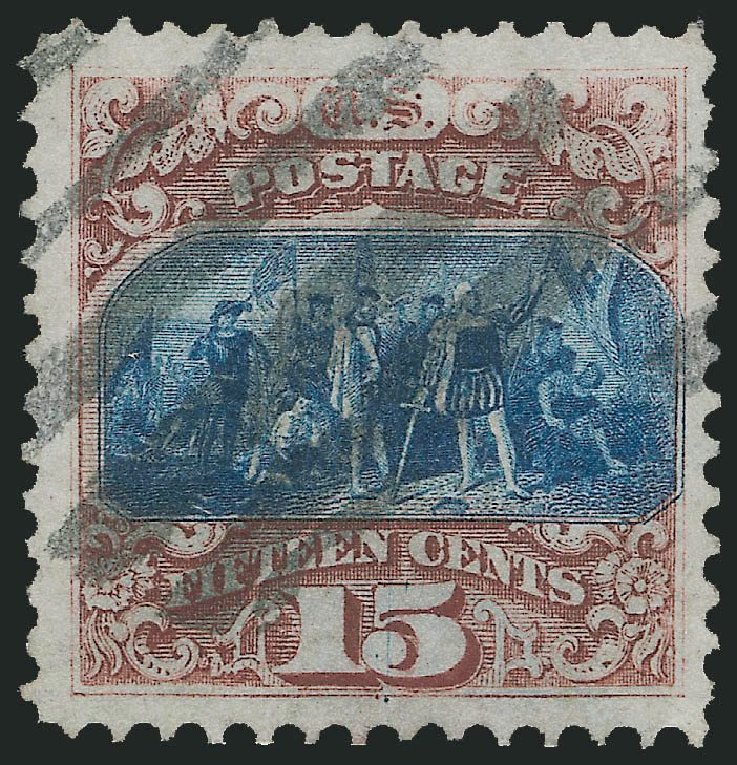 US Stamps Price Scott 118 - 15c 1869 Pictorial Columbus. Robert Siegel Auction Galleries, Dec 2014, Sale 1090, Lot 1276