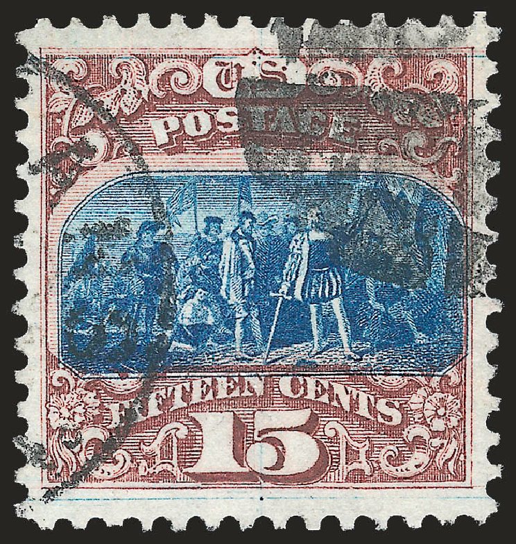Prices of US Stamps Scott 118 - 1869 15c Pictorial Columbus. Robert Siegel Auction Galleries, Jun 2009, Sale 975, Lot 1356