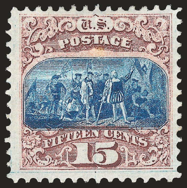 Values of US Stamp Scott Catalogue # 118 - 1869 15c Pictorial Columbus. Robert Siegel Auction Galleries, Dec 2009, Sale 982, Lot 5336